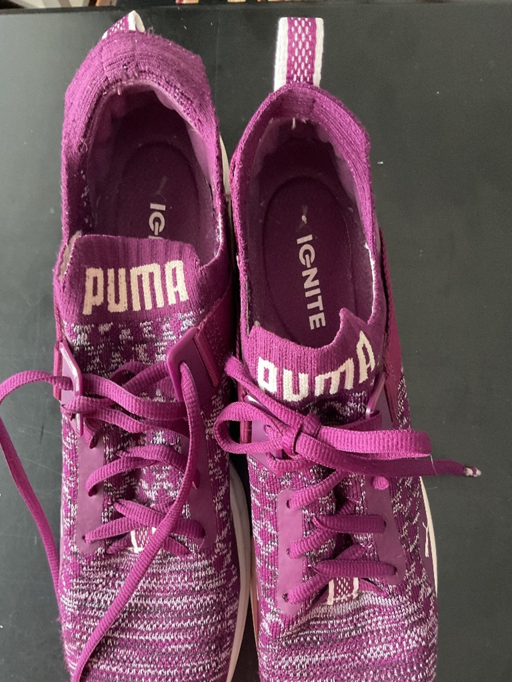 Puma Stretch Lace Up Purple Size 8 - Picture 2 of 9